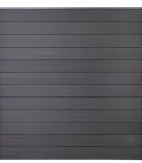 GroJa Solid Komplettset, 180 x 180 cm, anthrazitgrau, ohne Pfosten