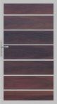 GroJa Solid Grande Premium Tor, 100 x 180 x 4,0 cm, walnuss co-extrudiert, ohne Pfosten