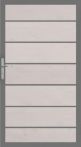 GroJa Solid Grande Premium Tor, 100 x 180 x 4,0 cm, Bi-Color sandfarbig, ohne Pfosten