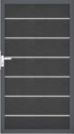 GroJa Solid Grande Premium Tor, 100 x 180 x 4,0 cm, anthrazitgrau, ohne Pfosten