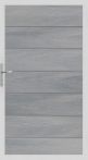 GroJa Solid Grande Tor, 100 x 180 x 4,0 cm, steingrau co-extrudiert, ohne Pfosten
