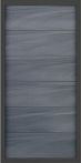 GroJa Viento Steckzaun, 90 x 180 x 4,0 cm, steingrau co-extrudiert, ohne Pfosten