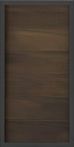 GroJa Viento Steckzaun, 90 x 180 x 4,0 cm, walnuss co-extrudiert, ohne Pfosten