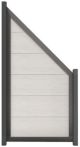 GroJa Viento Steckzaun Schräg 90 x 180 cm, Bi-Color sandfarbig, ohne Pfosten
