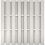 GroJa Fertigzaun Typ: quadratisch, 180 x 180 cm ,  Bi-Color sandfarbig (BPC)