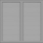 GroJa Sichtschutz Select Typ U 150 x 150 cm Silbergrau