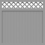 GroJa Sichtschutz Select Typ O 150 x 150 cm Silbergrau