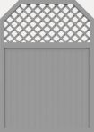 GroJa Sichtschutz Select Typ I 150 x 210/180 cm Silbergrau