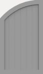 GroJa Sichtschutz Select Typ R 70 x 120/90 cm links Silbergrau