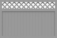 GroJa Sichtschutz Select Typ N 180 x 120 cm Silbergrau