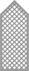 GroJa Sichtschutz Select Typ P 90 x 225/180 cm Silbergrau