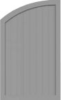 GroJa Sichtschutz Select Typ Q 90 x 150/120 cm links Silbergrau