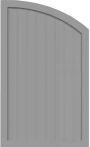 GroJa Sichtschutz Select Typ Q 90 x 150/120 cm rechts Silbergrau