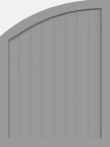 GroJa Sichtschutz Select Typ R 90 x 120/90 cm links Silbergrau