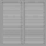 GroJa Sichtschutz Select Typ S 180 x 180 cm Silbergrau