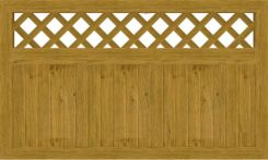 GroJa Sichtschutz Select Typ K 150 x 90 cm Asteiche Natur
