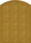 GroJa Sichtschutz Select Typ F 150 x 205/180 cm Asteiche Natur