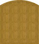GroJa Sichtschutz Select Typ F 180 x 180/205 cm Asteiche Natur