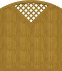 GroJa Sichtschutz Select Typ G 180 x 180/205 cm Asteiche Natur