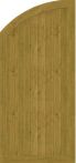 GroJa Sichtschutz Select Typ Q 70 x 150/120 cm links Asteiche Natur