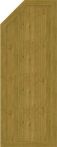 GroJa Sichtschutz Select Typ E 70 x 180/150 cm links Asteiche Natur
