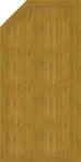 GroJa Sichtschutz Select Typ E 90 x 180/150 cm links Asteiche Natur