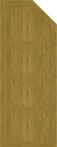 GroJa Sichtschutz Select Typ E 70 x 180/150 cm rechts Asteiche Natur