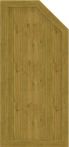 GroJa Sichtschutz Select Typ L 70 x 150/120 cm rechts Asteiche Natur