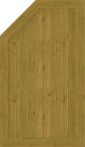 GroJa Sichtschutz Select Typ M 70 x 120/90 cm links Asteiche Natur