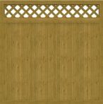 GroJa Sichtschutz Select Typ C 180 x 180 cm Asteiche Natur