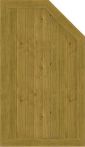GroJa Sichtschutz Select Typ M 70 x 120/90 cm rechts Asteiche Natur