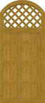 GroJa Sichtschutz Select Typ Y 90 x 205/180 cm Asteiche Natur