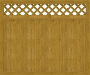 GroJa Sichtschutz Select Typ O 180 x 150 cm Asteiche Natur