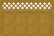 GroJa Sichtschutz Select Typ N 180 x 120 cm Asteiche Natur