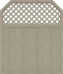 GroJa Sichtschutz Select Typ I 180 x 210/180 cm Sheffield Oak