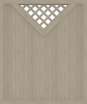 GroJa Sichtschutz Select Typ B 150 x 180 cm Sheffield Oak