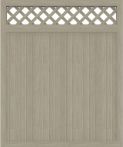 GroJa Sichtschutz Select Typ C 150 x 180 cm Sheffield Oak