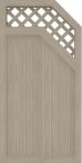 Groja Sichtschutz Select Typ E 90 x 180 x 4,8 cm, Rankgitter rechts Sheffield Oak