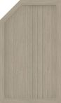 GroJa Sichtschutz Select Typ L 90 x 150/120 cm links Sheffield Oak