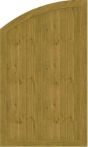 GroJa Sichtschutz Select Typ Q 90 x 150/120 cm links Asteiche Natur