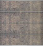 GroJa Premo HPL-Steckzaun Komplettset, 180 x 180 cm, Rostoptik, ohne Pfosten
