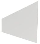GroJa Premo Einzelprofil, 45 x 180 x 0,8 cm, uni grau
