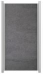 GroJa Stone Fence Sichtschutz Hochkant-Element 90 x 180 x 0,6 cm, anthrazit, ohne Pfosten