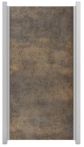 GroJa Stone Fence Sichtschutz Hochkant-Element 90 x 180 x 0,6 cm, Rostoptik, ohne Pfosten