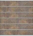 GroJa Stone Fence Stecksystem, Komplettset, 181,5 x 183 x 0,75 cm, Rostoptik, ohne Pfosten
