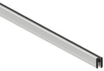 GroJa H-Profil, 180 cm lang, silbergrau DB 701