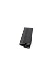 GroJa Solid Grande Premium Steckzaun Lisenenprofil, 180cm, Anthrazit
