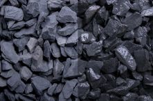 Canadian Slate schwarz Ziersplitt