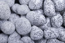 Gletscherkies Granit Zierkies getrommelt