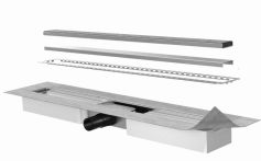 Gutjahr IndorTec FLEXDRAIN Duschrinne 62/11 mit waagerechtem Ablauf